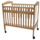 La Baby Compact Non-folding Wooden Window Crib With Safety Gate Natural 768666005301 La Baby Compact Non-folding Wooden Window Crib With Safety Gate Natural 768666005301