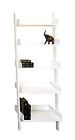 72883 Leaning Wood Benzara Display White Ladder 30 Shelf 76x 72883 Leaning Wood Benzara Display White Ladder 30 Shelf 76x