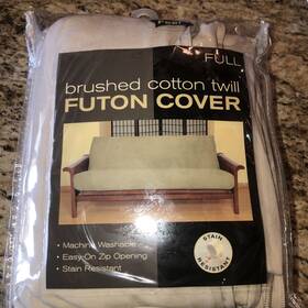 Bbb-623-xx-grey-02 Levinsohn Cotton Full Size Futon Cover 54 In X 75 Beige Bbb-623-xx-grey-02 Levinsohn Cotton Full Size Futon Cover 54 In X 75 Beige