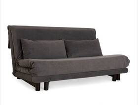 22819-c5 Ligne Roset Gray Futon Sofa Bed Fabric Convertible 165cm Modern Sleeper 22819-c5 Ligne Roset Gray Futon Sofa Bed Fabric Convertible 165cm Modern Sleeper