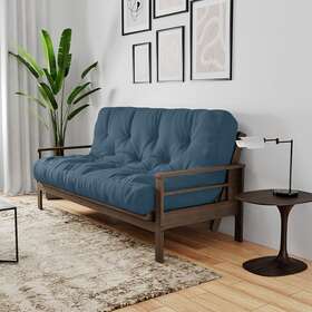 Loosh Home 842355024931 10 Inch Gel Memory Foam Full Size Futon Mattress Blue Loosh Home 842355024931 10 Inch Gel Memory Foam Full Size Futon Mattress Blue