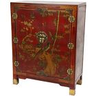 Lq-cab3-red Oriental Furniture Red Lacquer 849527023303 Lq-cab3-red Oriental Furniture Red Lacquer 849527023303