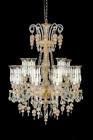 Lt-ch900-15gld Aico Lighting Garnier Light Chandelier In Clear And Gold Lt-ch900-15gld Aico Lighting Garnier Light Chandelier In Clear And Gold