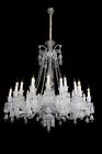 Lt-ch910-24clr Aico Lighting Treviso Light Chandelier In Clear And Chrome Lt-ch910-24clr Aico Lighting Treviso Light Chandelier In Clear And Chrome
