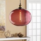 Lt1841 Southern Enterprises Mera Colored Glass Pendant Lamp Magenta 037732018416 Lt1841 Southern Enterprises Mera Colored Glass Pendant Lamp Magenta 037732018416