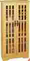 M-371 Leslie Dame High-capacity Inlaid Glass Mission Style Multimedia Storage C