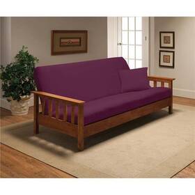 Madison Industries 026944371624 Jer-fut-pu Stretch Jersey Futon Slipcover Purple Madison Industries 026944371624 Jer-fut-pu Stretch Jersey Futon Slipcover Purple