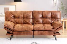 Mainstays 711181510706 Memory Foam Futon Sofa Bed Couch Sleeper Convertible Foldable Loveseat Brown Mainstays 711181510706 Memory Foam Futon Sofa Bed Couch Sleeper Convertible Foldable Loveseat Brown