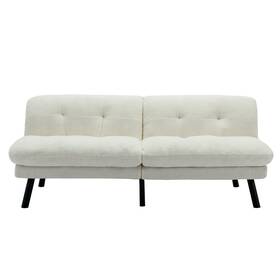 Ms23039360710b2 Mainstays Camden Cozy Futon Cream Boucle Fabric Ms23039360710b2 Mainstays Camden Cozy Futon Cream Boucle Fabric
