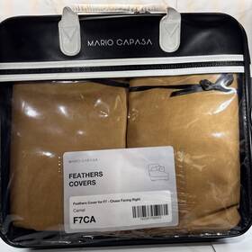 F7ca Mario Capasa Feathers Covers For F7 Chase Facing Right Camel New F7ca Mario Capasa Feathers Covers For F7 Chase Facing Right Camel New