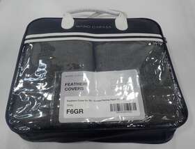 F6gr Mario Capasa Italy Feather Covers For F6 Corner Facing Right 70 Inch Grey F6gr Mario Capasa Italy Feather Covers For F6 Corner Facing Right 70 Inch Grey