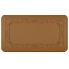 Ds3atan Mat Lys Embossed Tan Smooth Border Fleur -slip Top Designer Ds3atan Mat Lys Embossed Tan Smooth Border Fleur -slip Top Designer