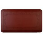 Ds3abur Mat Top Fleur Embossed Burgundy Lys Smooth Border -slip Designer Ds3abur Mat Top Fleur Embossed Burgundy Lys Smooth Border -slip Designer