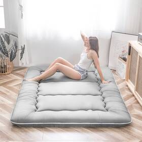 B07ksrk9rx Maxyoyo Japanese Floor Mattress Twin Futon Sleeping Pad Foldable Roll Up Grey