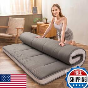 Maxyoyo B0c27v86t3 Futon Mattress Padded Japanese Floor Quilted Topper