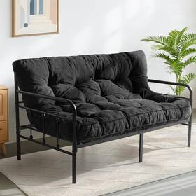 Mmt2bkus137 Maxyoyo 6 Inch Futon Mattress Full Size Tufted Futons Sofa Corded Black Mmt2bkus137 Maxyoyo 6 Inch Futon Mattress Full Size Tufted Futons Sofa Corded Black