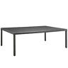 Mdy-eei-1933-chc Modway Sojourn Outdoor Patio Dining Table Chocolate 889654027225