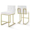 Mdy-eei-4154-gld-whi Modway Privy Gold Stainless Steel Upholstered Fabric Counter 889654994770 Mdy-eei-4154-gld-whi Modway Privy Gold Stainless Steel Upholstered Fabric Counter 889654994770