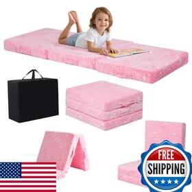 Memorecool B0bfw9xgpz Foldable Floor Mattress For Kids Glow Unicorn Trifold Mat