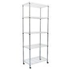 Met4twheel-sil Mind Reader Shelf Mobile Office Storage Rack Silver 887530008993 Met4twheel-sil Mind Reader Shelf Mobile Office Storage Rack Silver 887530008993