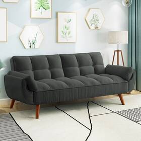 Milemont 777886901904 75.39 Inch Futon Sofa Bed Convertible Folding Couch Recliner Lounge For Milemont 777886901904 75.39 Inch Futon Sofa Bed Convertible Folding Couch Recliner Lounge For