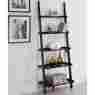 Mint4602wa Poundex Ladder Shelf Storage Shelves Walnut 5 Tier Home Office Pictures Plants Furniture 840307004000