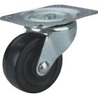 Jc-h08 Mintcraft Plate Swvl Black 2.55in Cstr Casters Rubber 255lb Rubb Jc-h08 Mintcraft Plate Swvl Black 2.55in Cstr Casters Rubber 255lb Rubb