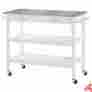 Mkt472036 Sandusky Lee Stainless Steel Top Kitchen Cart