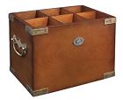 Ff101 Models Authentic Box Six-- - Divided Wooden Corners Brass