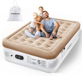 Mk241209 Moko Air Mattress Queen With Built In Pump 18ftft Luxury 18 White Khaki Mk241209 Moko Air Mattress Queen With Built In Pump 18ftft Luxury 18 White Khaki