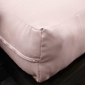Mozaic Company 888858837166 Twin Size 10-inch Futon Mattress Blush Pink