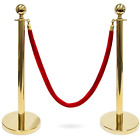 Mstn-201 Pudgy Pedros Party Supplies Polished Ball Top Stanchions 796520355484