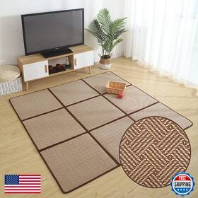 Myoyay B093pd56pm Large Japanese Tatami Mat 71x 71in Summer Breathable Sleeping
