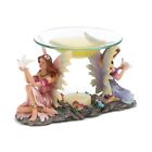 Mythical Twin Fairies Oil Warmer Tealight Candle Holder Gifts Decor New 849179000219