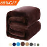 N-a Merous Travel Chocolate Fleece Soft Warm Throw Blanket 6936398964393