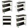 Nan-jn21708b3-g-gg Highwood Collection Shelf Glass Frame Bookcase In Dark 889142215363