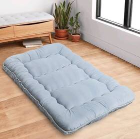 A-ge11003-nat-usam022 Natsukage Floor Mattress Thicken Twin Grey And Turquoise Cover A-ge11003-nat-usam022 Natsukage Floor Mattress Thicken Twin Grey And Turquoise Cover