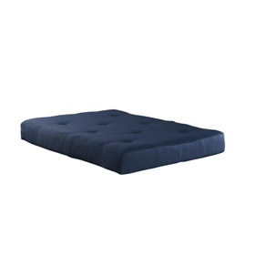 New Futon Mattress Guest Spare Room Sofa Bed Full Size Couch Comfortable Blue New Futon Mattress Guest Spare Room Sofa Bed Full Size Couch Comfortable Blue