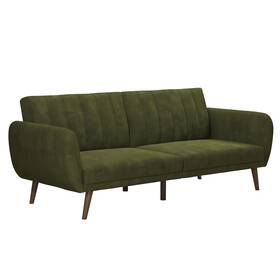 Novogratz 029986262356 Brittany 81.5 Inch Futon Sofa Bed And Couch Sleeper Sage Green Corduroy Novogratz 029986262356 Brittany 81.5 Inch Futon Sofa Bed And Couch Sleeper Sage Green Corduroy