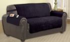 Odash Furniture Protector With Remote Pocket And Straps Black 815634046733 Odash Furniture Protector With Remote Pocket And Straps Black 815634046733