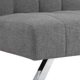 Office Star Products 090234535362 Sawyer Futon With Stainless Steel Legs Grey Fabric Twin Office Star Products 090234535362 Sawyer Futon With Stainless Steel Legs Grey Fabric Twin