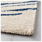 Oik-202.103.56 Ikea Eivor Cirkel Area Rug High Pile Blue On White Oik-202.103.56 Ikea Eivor Cirkel Area Rug High Pile Blue On White