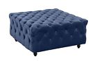 Ot11 Divano Roma Square Tufted Velvet Ottoman Foot Stool 662187619934