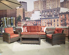 P333-081 Signature Design By Ashley Meadowtown Outdoor Set In Brown
