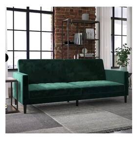 Pr-4753-2002395 Pemberly Row Farnsworth Futon 79 Inches Green Velvet Brand New Pr-4753-2002395 Pemberly Row Farnsworth Futon 79 Inches Green Velvet Brand New
