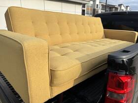Pr-4753-2013367 Pemberly Row Futon In Mustard Yellow Linen Pr-4753-2013367 Pemberly Row Futon In Mustard Yellow Linen