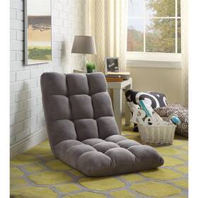 Pr-4753-2326646 Pemberly Row Floor Chairs Gray Microplush Foam Filling Steel Tube Frame Pr-4753-2326646 Pemberly Row Floor Chairs Gray Microplush Foam Filling Steel Tube Frame