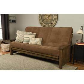 Pr-4753-2471801 Pemberly Row Queen-size Wood Futon-marmont Mocha Brown Mattress Pr-4753-2471801 Pemberly Row Queen-size Wood Futon-marmont Mocha Brown Mattress