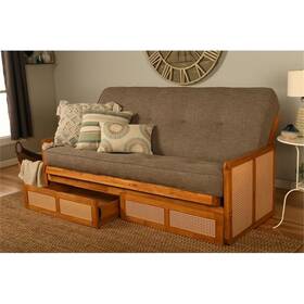 Pr-4753-2846053 Pemberly Row Full-size Wood Futon Set With Storage And Stone Mattress Pr-4753-2846053 Pemberly Row Full-size Wood Futon Set With Storage And Stone Mattress