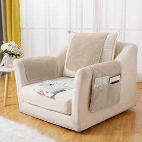 Dou-peryiter-434 Peryiter 3 Pcs Recliner Covers Sherpa Arm For Chair With Storage Camel Dou-peryiter-434 Peryiter 3 Pcs Recliner Covers Sherpa Arm For Chair With Storage Camel